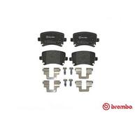 PASTIGLIE POSTERIORI FRENI BREMBO P85073 AUDI A6 AVANT (4F5) 2.0 TDI 103 KW 2007