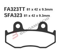 SFA323HH PASTIGLIE SINTERIZZATE ANT SX EBC HONDA SH 150 IS SCOOPY 2007-2008