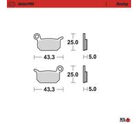 PASTIGLIE SINTER RACING ANTERIORI HUSQVARNA SM 50 2011-2013 MOTOMASTER 094711