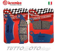 Pastiglie SUZUKI DR-Z 400 SM 2005 2006 2007 2008 2009 DR400 Kit Ant Post BREMBO