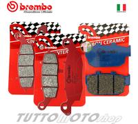 Pastiglie SUZUKI SFV 650 Gladius ABS 2010 2011 2012 2013 / Kit Ant. Post. BREMBO