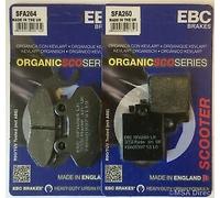 EBC Biologico Anteriore Pastiglie Freno (1 Set) Per Peugeot LXR125 (2010 A 2013)