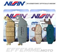 Pastiglie TRIUMPH Bonneville T100 865 2010 2011 2012 2013 2014 NISSIN Ant.+ Post