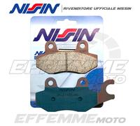 Pastiglie TRIUMPH Speedmaster 865 2014 2015 2016 NISSIN Posteriori Sinterizzate