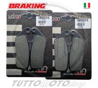 Pastiglie TRIUMPH Tiger 800/XC 2011 2012 2013 2014 con senza Abs / ant. BRAKING