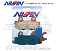 Pastiglie TRIUMPH Tiger Sport 1050 Abs 2013-2019 NISSIN Posteriori Sinterizzate