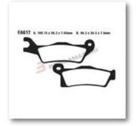 FA617TT PASTIGLIE SINTERIZZAT ANT DESTRA EBC CAN AM 800 R OUTLANDER 4X4 DPS 2013