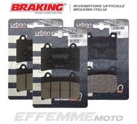 Pastiglie YAMAHA TDM 850 1991 1992 1993 1994 1995 Kit Anteriori + Post. BRAKING