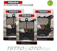 Pastiglie YAMAHA YZF-R6 600 2003-2016 YZFR6 / Kit Ant. Post. FERODO