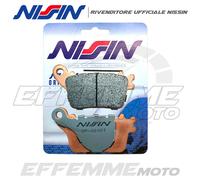 Pastiglie YAMAHA YZF R6 R 600 2021 2022 2023 2024 NISSIN Posteriori Sinterizzate