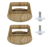 Pastlla 2 pz coperchio pentola superiore manopola di ricambio universale coperchio padella tenere maniglie per cucina pentole grano chiaro