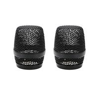Pastlla 2 pz Microfono Testa a Sfera Griglia Microfono Sostituzione Testa Microfono Parti di Ricambio Diametro Interno 37mm/1.46inch Nero