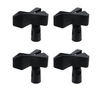 Pastlla 4 clip per microfono versatile, supporto regolabile per microfono con adattatore a vite da 5/8" a 3/8", mandrino accessorio per live streaming, per trasmissioni in diretta, discorso