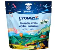 Pasto liofilizzato Lyommy uova strapazzate con cottage cheese e funghi 68 g/338 kcal