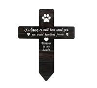 PASTO MEMORIALE PET - CANE DEL CANE ALLE MEFERITÀ, PASTO DI METATICO DECORATIVO CHE ASSEGNATO CHE METALLO DESIGN MEMORIALE MERIALE MERIALE RESPLASE RESISTENTE | Elegante pezzo di tributo per decorazio