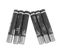 Pastoli Ad Olio, Penne da Colorare 6pcs Pastoli di Olio di Pigmento Multiuso Portatili per Arte Piccoli e Portatili per la Miscelazione e l'ombreggiatura (SILVER)