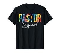Pastor Squad - Ritorno a Scuola Tie Dye Retro Rainbow Maglietta