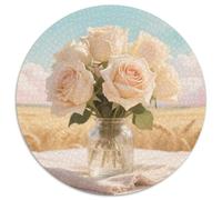 Pastoral Bouquet 1000 Pezzi Puzzle Puzzle Per Gioco Familiare Per Ragazzi E Ragazze Dope Round Puzzle Per La Decorazione Della Casa Puzzle Per Gioco Familiare 1000pcs (67.5x67.5cm)