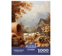 Pastoral Scenery Jigsaw Puzzle Impossibili 1000 Pezzi Interesting Decorazione Per La Casa. Rilassamento E Intelligence Per Adulti E Ragazzi Da 14 Anni 38x26cm/1000pcs