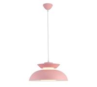 Pastoral Style Decoration Chandeliers Fashionable Personalized Pendant Lights Colorful Home Aluminum Hanging Lamp Minimalist Nordic Lighting Fixture Restaurant Dining Room Bedroom Kitchen Bar(Pink)