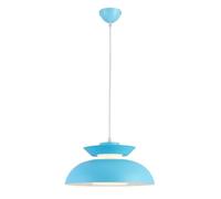 Pastoral Style Decoration Chandeliers Fashionable Personalized Pendant Lights Colorful Home Aluminum Hanging Lamp Minimalist Nordic Lighting Fixture Restaurant Dining Room Bedroom Kitchen Bar(Light Bl