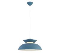 Pastoral Style Decoration Chandeliers Fashionable Personalized Pendant Lights Colorful Home Aluminum Hanging Lamp Minimalist Nordic Lighting Fixture Restaurant Dining Room Bedroom Kitchen Bar(Blue)