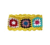 Pastorale Bandana Turbante Crochet Sciarpa Dei Capelli Colore Corrispondenza Hairband Fascia per Capelli Lavorato A Maglia Per Le Donne Accessorio