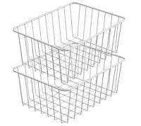 Pastoralist Bidoni dell'organizzatore del congelatore Profondo Cesto in Filo impilabile