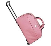 Pastoralist Borsh borsh routrone con ruote, sacca da trasporto impermeabile da 20,4 pollici, borsa per carrello a ruote rotanti, borse da viaggio per viaggi (rosa)