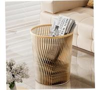 Pastoralist Cestino d'oro, Cestino da 8, 4x9, 8 Pollici per uffici con Anello di serraggio, Perfetto per Soggiorno, Camera da Letto, Bagno, immondizia Dorata, Bagno