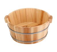 Pastoralist Ciotola da Bagno Ciotola in Legno Pedicure Ciotola Spa per Massaggio Vasca da Bagno Vasca da Bagno rimuovi la Pelle Morta per la Cura del Piede di Sauna casa 14.2x6.3