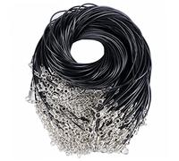 Pastoralist Cordino della Collana Classica Classica Cavo con fitta di Aragosta per Gioielli Fai -da -Te Che producono Cavo Collana Nera da 10 Pezzi