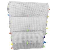 Pastoralist Fogli di Tela di plastica, 3pcs 3 Dimensioni di Mesh di plastica, Motivi in Tela di plastica Fai -da -Te per la Produzione di Uncinetto in Maglia da Gallina da Ricamo, Tela di plastica