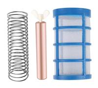 Pastoralist Kit di Ricambio in Rame ionizzatore con ionizzatore con Piscina con anodo di Rame 4.1x0.6, Skimmer del Cesto e Molla, anodo Facile da Usare per della Piscina, Sostituzione