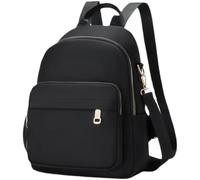 Pastoralist Mini zaino, mini zaino per donne Black minimalista multi-tasca Black con tote e spalla Fantasca impermeabile regolabile per affari, scuola, viaggio