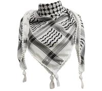 Pastoralist Palestina Keffiyeh, 1, 2x1, 2 m Soft Cotton Palestiniano Sciarpa Testa Acquino del collo, Maestro unisex con Nappa