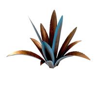 Pastoralist Piante di Agave in Metallo Arredamento per Esterni, Scultura Rustica in Tequila per Cortile del Patio Esterno, Decorazioni per la casa Dipinti a Mano in Metallo di Agave Giardino Statue