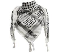 Pastoralist Sciarpa palestinese, sciarpa palestinese 48x48 pollici, sciarpa per collo keffiyeh palestinese con nappe, avvolgimento arabo, sciarpa di cotone shemagh