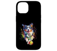 Pastore australiano colorato Custodia per iPhone 14