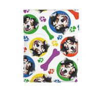 Pastore australiano colorato e giocoso, Custodia per laptop in pelle PU, borsa per notebook, custodia per laptop, custodia per tablet