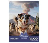 pastore australianoPuzzle 1000 Pezzi PerCane Adatto Per Adulti E Bambini, Puzzle Animali, Gioco Colorato Famigliare38x26cm/1000pcs