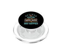 Pastore in pensione proprio come un pastore regolare solo molto più felice PopSockets PopGrip per MagSafe