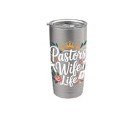 Pastore Moglie Apprezzamento First Lady Afro Pastore Moglie Bicchiere termico in acciaio inox doppia parete