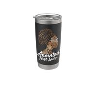 Pastore Moglie Apprezzamento First Lady Afro Pastore Moglie Bicchiere termico in acciaio inox doppia parete
