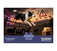 Pastore nucleare Puzzle in Legno Impermeabile DIY Puzzles Da 1000 Pezzi Regali Per Adulti Divertenti Per Decorazioni Domestiche