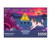 Pastore nucleare Puzzle in Legno Impermeabile DIY Puzzles Da 1000 Pezzi Regali Per Adulti Sfidanti E Rompicapo Giochi Educativi