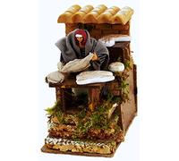 Pastore per Presepe in Movimento 14 cm x 9 cm Venditore Pane