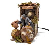 Pastore per Presepe in Movimento Il Bottaio Statuina Terracotta 10 cm