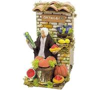 Pastore per Presepe in Movimento Il Fruttivendolo Statuina Terracotta 10 cm