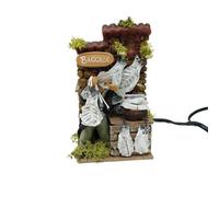 Pastore per Presepe in Movimento Venditore di Baccalà Statuina Terracotta 10 cm